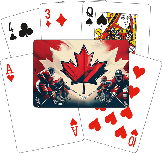 Playing Cards - Stylized Canadian Flag #10